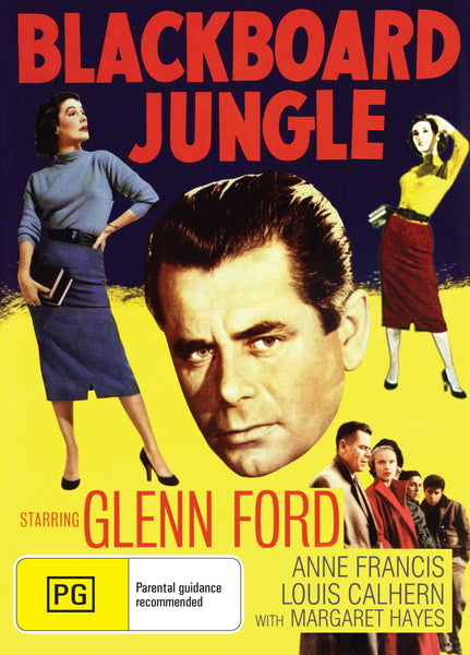 Buy Online Blackboard Jungle (1955) - DVD - Glenn Ford, Anne Francis | Best Shop for Old classic and hard to find movies on DVD - Timeless Classic DVD