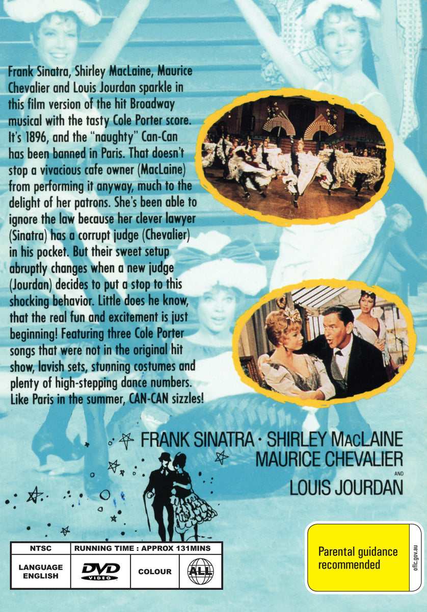 Can-Can (1960) - DVD - Frank Sinatra, Shirley MacLaine