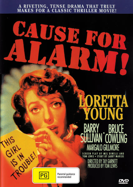 Buy Online Cause for Alarm! (1951) - DVD - Loretta Young, Barry Sullivan | Best Shop for Old classic and hard to find movies on DVD - Timeless Classic DVD