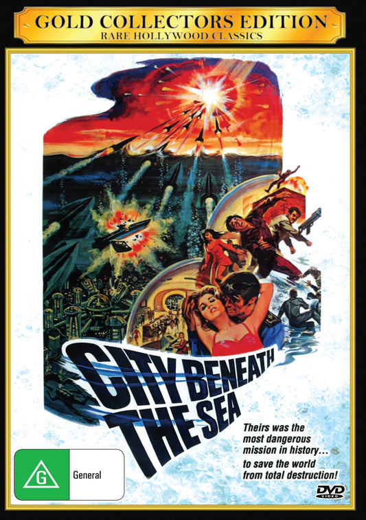 Buy Online City Beneath the Sea (1971) -  Stuart Whitman, Rosemary Forsyth, Robert Colbert | Best Shop for Old classic and hard to find movies on DVD - Timeless Classic DVD