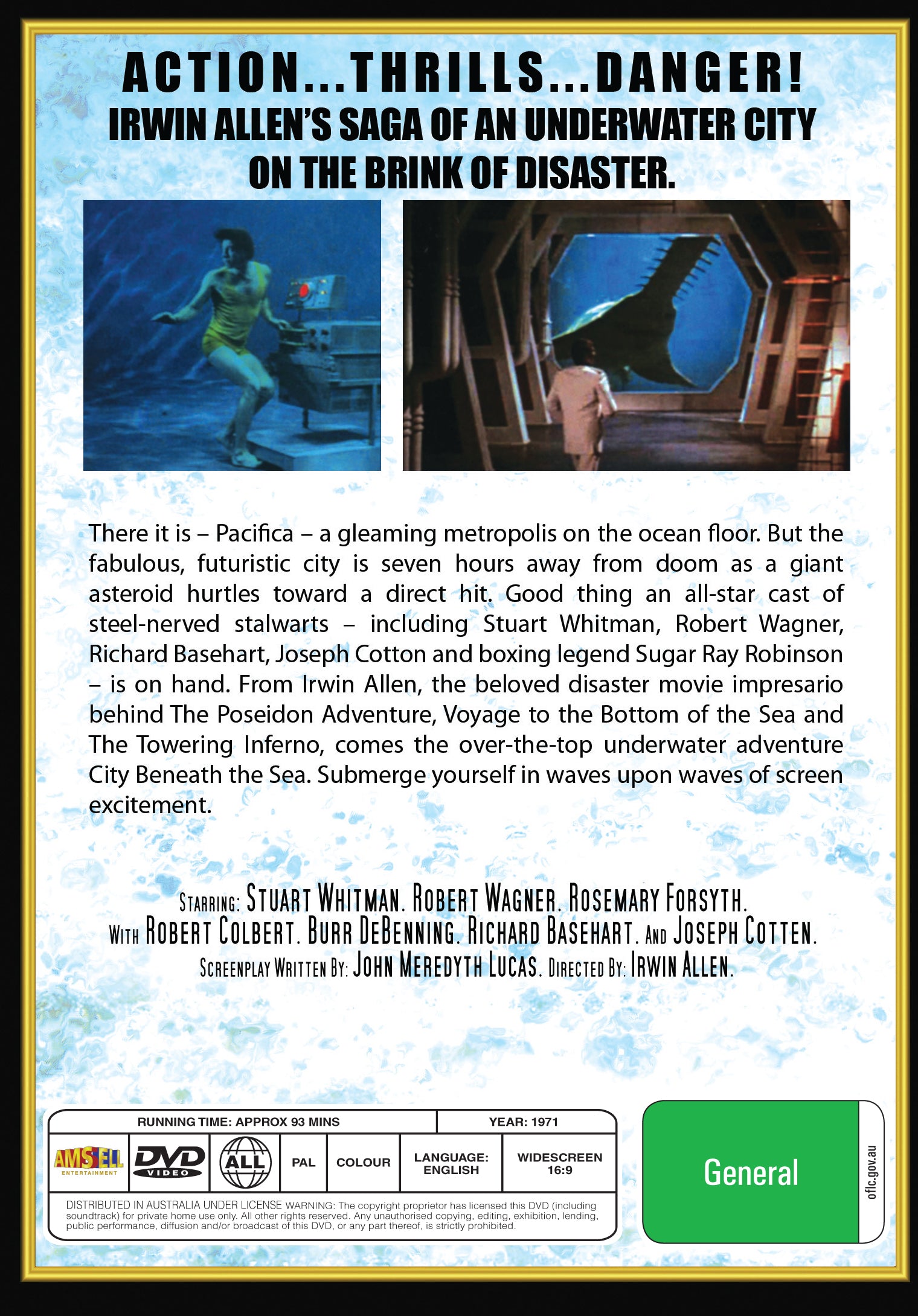 Buy Online City Beneath the Sea (1971) -  Stuart Whitman, Rosemary Forsyth, Robert Colbert | Best Shop for Old classic and hard to find movies on DVD - Timeless Classic DVD