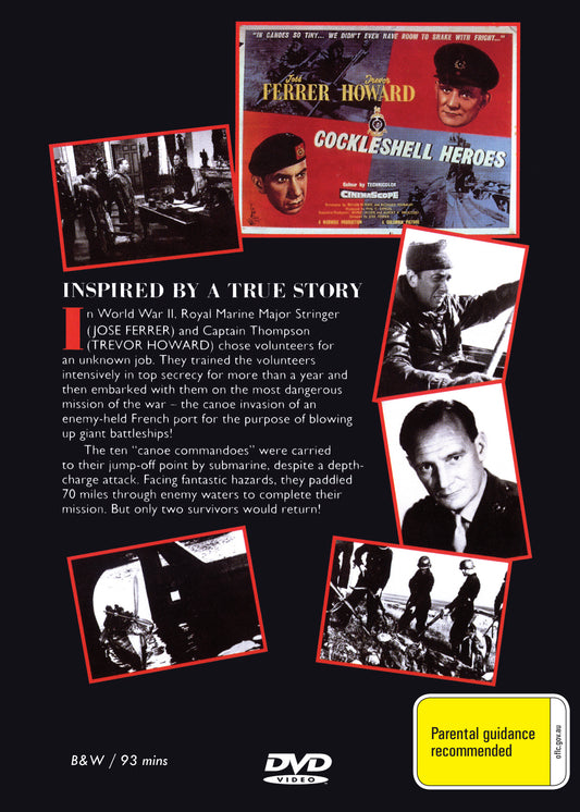 Buy Online The Cockleshell Heroes (1955) - DVD - José Ferrer, Trevor Howard | Best Shop for Old classic and hard to find movies on DVD - Timeless Classic DVD