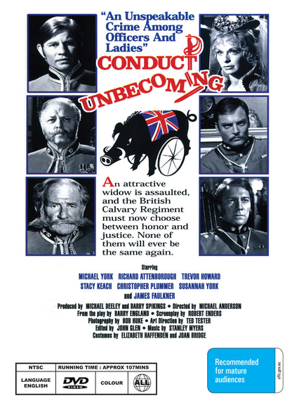 Buy Online Conduct Unbecoming (1975) - DVD - Michael York, Richard Attenborough | Best Shop for Old classic and hard to find movies on DVD - Timeless Classic DVD