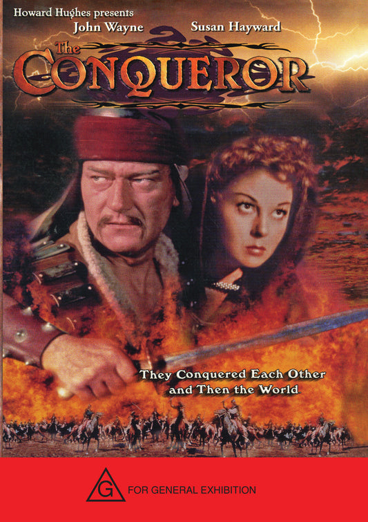 Buy Online The Conqueror (1956) - DVD -  John Wayne, Susan Hayward | Best Shop for Old classic and hard to find movies on DVD - Timeless Classic DVD