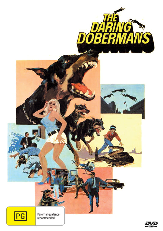 Buy Online The Daring Dobermans (1973) - DVD - Charles Robinson, Tim Considine | Best Shop for Old classic and hard to find movies on DVD - Timeless Classic DVD