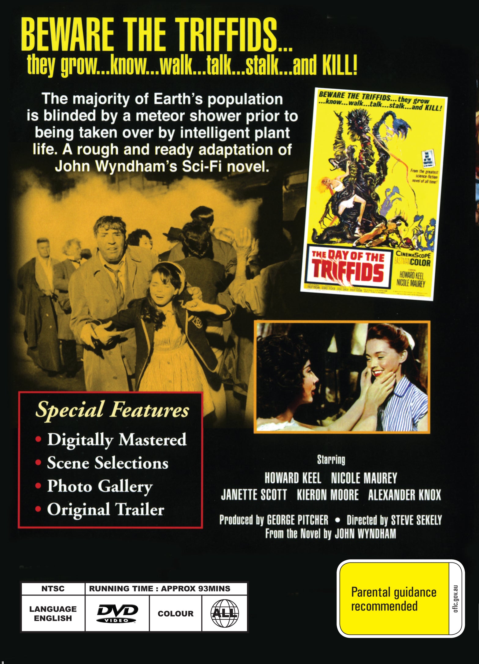 Buy Online The Day of the Triffids (1963) - DVD - Howard Keel, Nicole Maurey | Best Shop for Old classic and hard to find movies on DVD - Timeless Classic DVD
