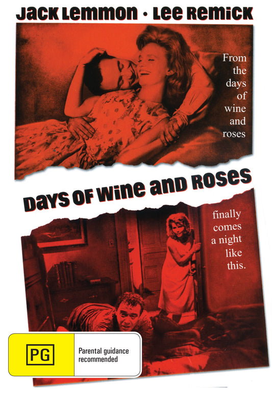 Buy Online Days of Wine and Roses (1962) - DVD - Jack Lemmon, Lee Remick | Best Shop for Old classic and hard to find movies on DVD - Timeless Classic DVD