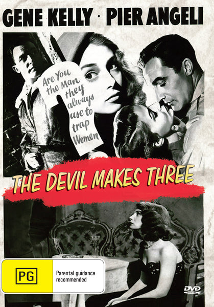 Buy Online The Devil Makes Three (1952) - DVD - Gene Kelly, Pier Angeli | Best Shop for Old classic and hard to find movies on DVD - Timeless Classic DVD