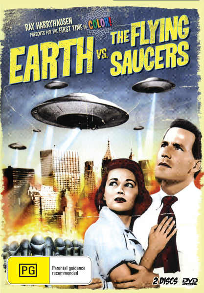 Buy Online Earth vs. the Flying Saucers (1956) - DVD - Hugh Marlowe, Joan Taylor | Best Shop for Old classic and hard to find movies on DVD - Timeless Classic DVD