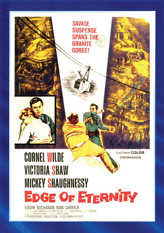 Buy Online Edge of Eternity (1959) - DVD - Cornel Wilde, Victoria Shaw | Best Shop for Old classic and hard to find movies on DVD - Timeless Classic DVD