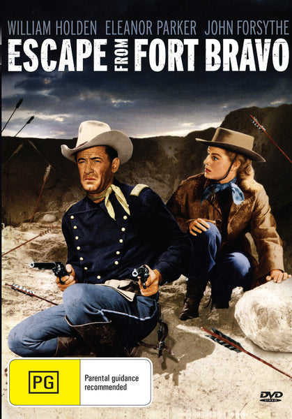 Buy Online Escape from Fort Bravo (1953) - DVD - William Holden, Eleanor Parker | Best Shop for Old classic and hard to find movies on DVD - Timeless Classic DVD