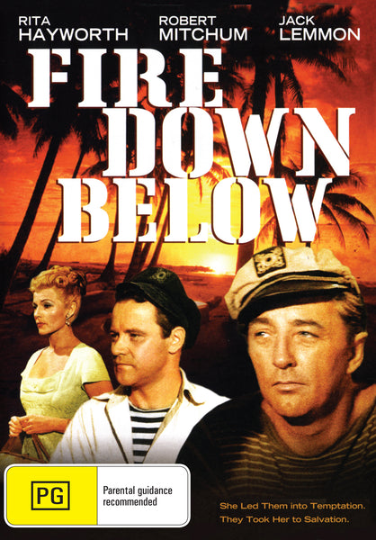 Buy Online Fire Down Below (1957) - DVD - Rita Hayworth, Robert Mitchum | Best Shop for Old classic and hard to find movies on DVD - Timeless Classic DVD