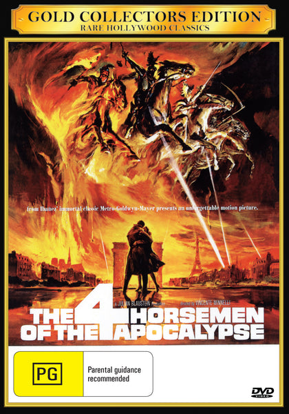 Buy Online The Four Horsemen of the Apocalypse (1962) - DVD - Glenn Ford, Ingrid Thulin | Best Shop for Old classic and hard to find movies on DVD - Timeless Classic DVD