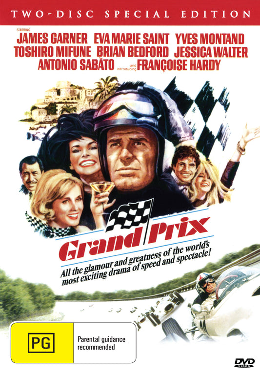 Buy Online Grand Prix (1966) - DVD - James Garner, Eva Marie Saint | Best Shop for Old classic and hard to find movies on DVD - Timeless Classic DVD