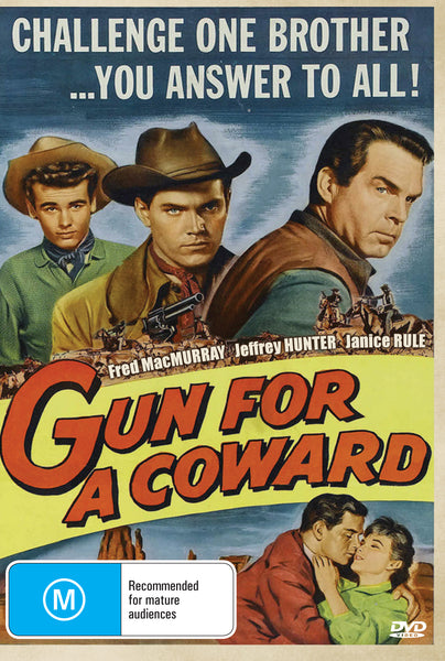 Buy Online Gun for a Coward (1956) - DVD - Fred MacMurray, Jeffrey Hunter | Best Shop for Old classic and hard to find movies on DVD - Timeless Classic DVD