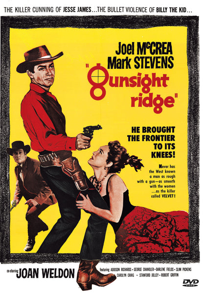 Buy Online Gunsight Ridge (1957) - DVD - Joel McCrea, Mark Stevens | Best Shop for Old classic and hard to find movies on DVD - Timeless Classic DVD