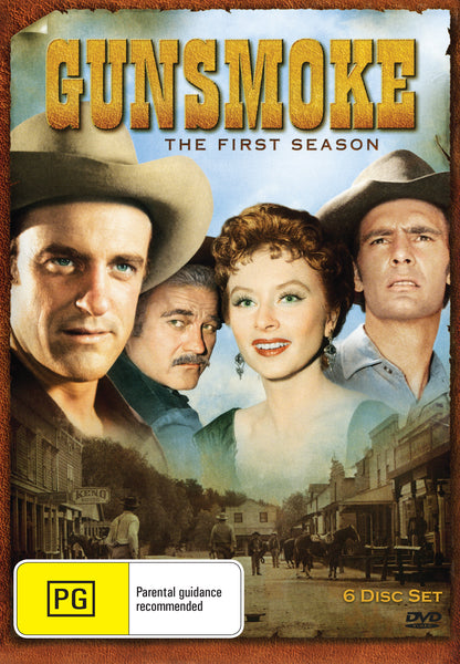 Buy Online Gunsmoke (1955 - 56) - DVD - James Arness, Milburn Stone | Best Shop for Old classic and hard to find movies on DVD - Timeless Classic DVD