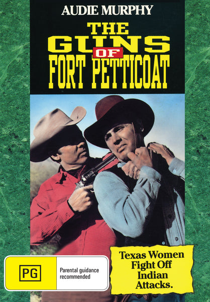 Buy Online The Guns of Fort Petticoat (1957) - DVD - Audie Murphy, Kathryn Grant | Best Shop for Old classic and hard to find movies on DVD - Timeless Classic DVD