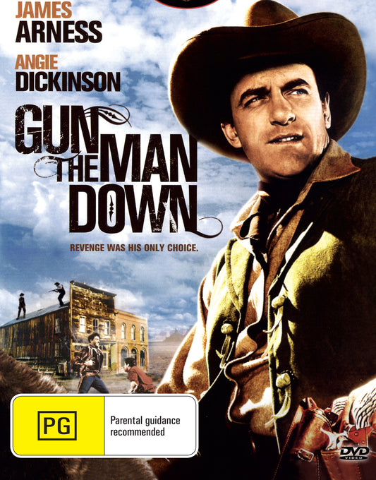 Buy Online Gun the Man Down (1956) - DVD - James Arness, Angie Dickinson | Best Shop for Old classic and hard to find movies on DVD - Timeless Classic DVD