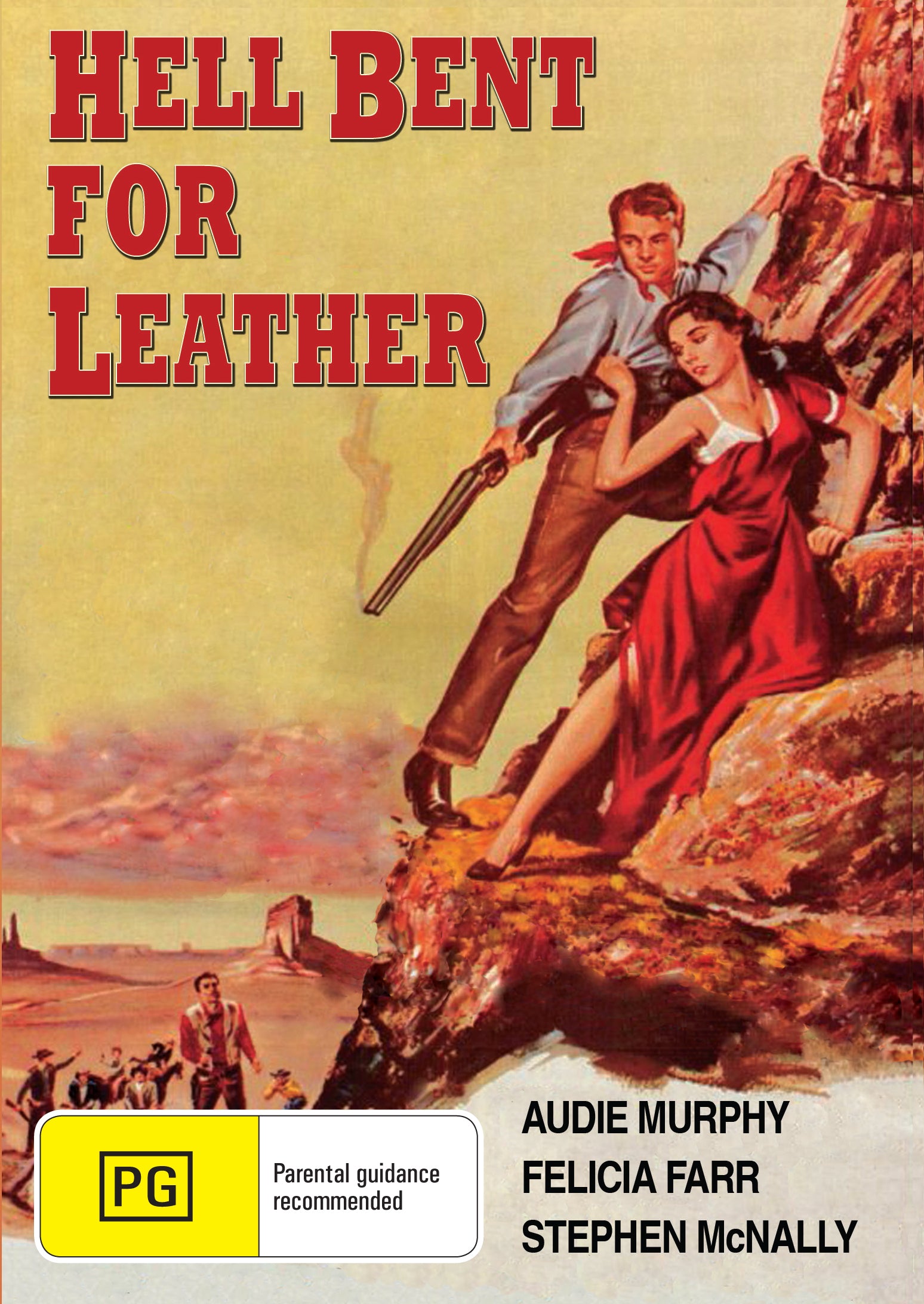 Hell Bent for Leather (1960) - DVD - Audie Murphy, Felicia Farr