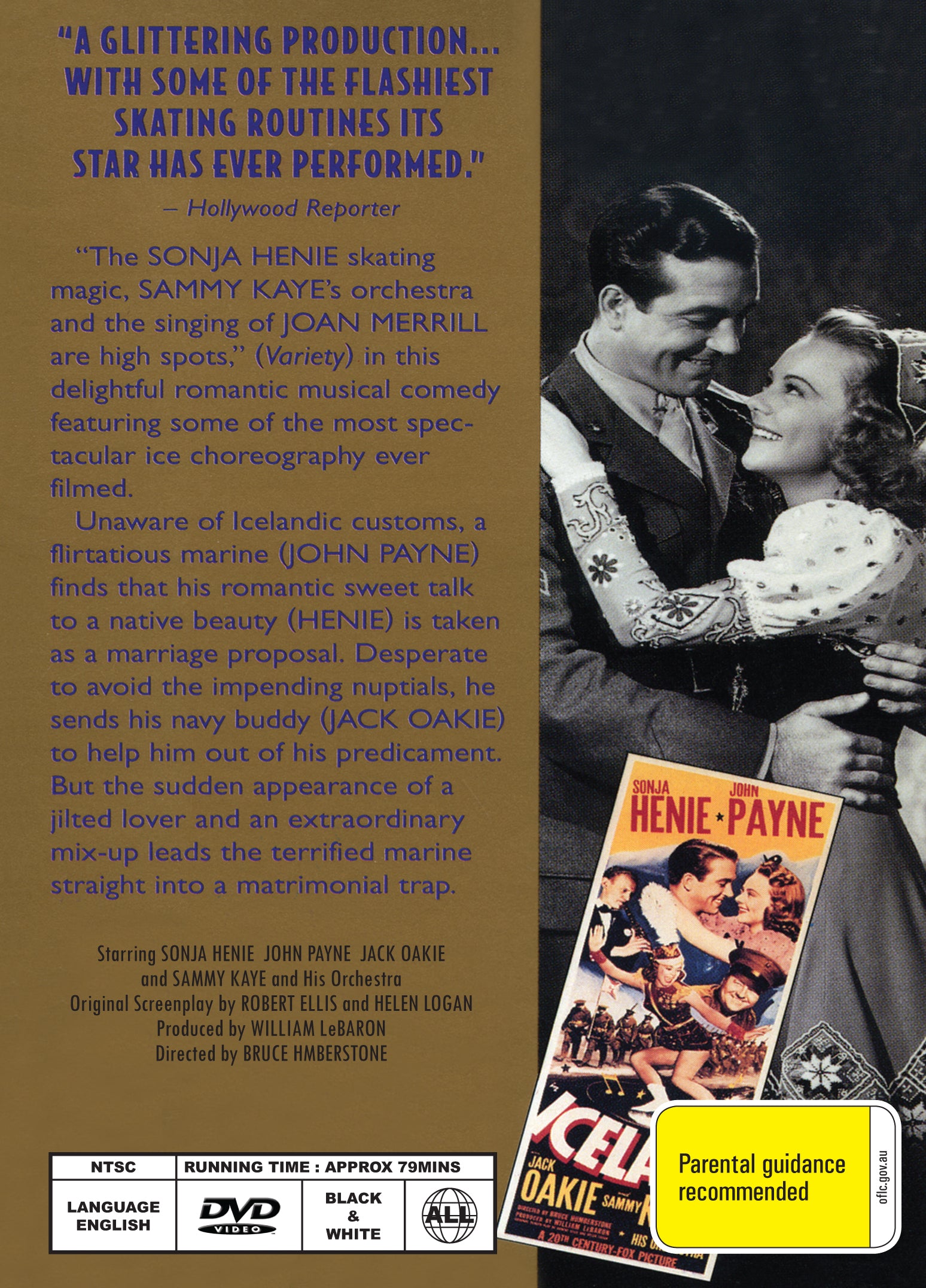 Buy Online Iceland (1942) - DVD - Sonja Henie, John Payne | Best Shop for Old classic and hard to find movies on DVD - Timeless Classic DVD