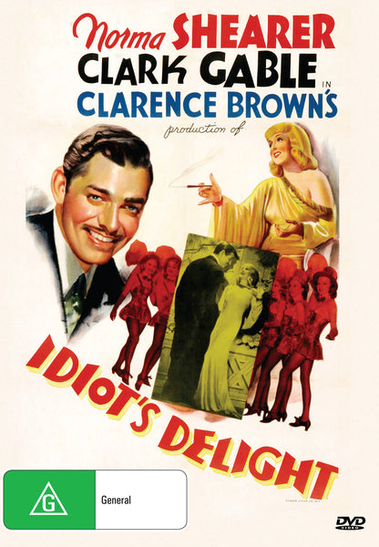 Buy Online Idiot's Delight (1939) - DVD - Norma Shearer, Clark Gable | Best Shop for Old classic and hard to find movies on DVD - Timeless Classic DVD