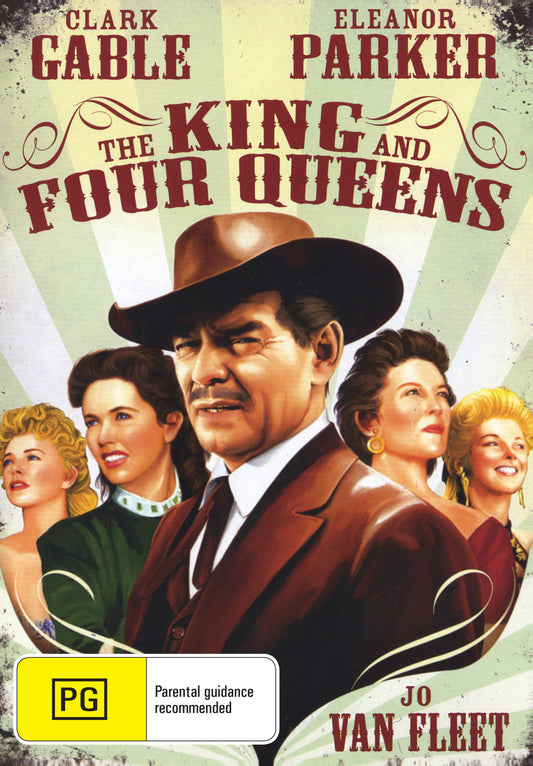 Buy Online The King and Four Queens (1956) - DVD - Clark Gable, Eleanor Parker | Best Shop for Old classic and hard to find movies on DVD - Timeless Classic DVD