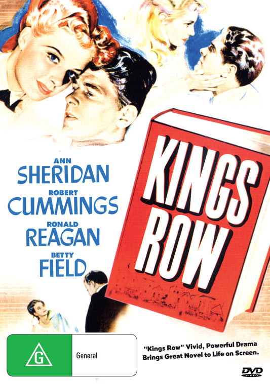 Buy Online Kings Row (1942) - DVD - Ann Sheridan, Robert Cummings, Ronald Reagan | Best Shop for Old classic and hard to find movies on DVD - Timeless Classic DVD