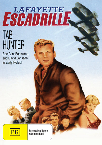 Buy Online Lafayette Escadrille (1958) - DVD - Tab Hunter, Clint Eastwood | Best Shop for Old classic and hard to find movies on DVD - Timeless Classic DVD