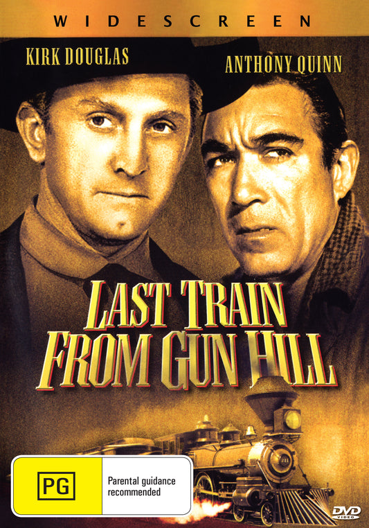 Buy Online Last Train from Gun Hill (1959) - DVD - Kirk Douglas, Anthony Quinn | Best Shop for Old classic and hard to find movies on DVD - Timeless Classic DVD