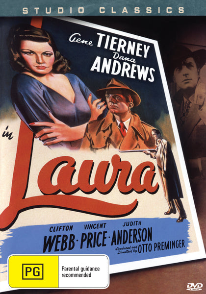 Buy Online Laura (1944) - DVD - Gene Tierney, Dana Andrews | Best Shop for Old classic and hard to find movies on DVD - Timeless Classic DVD