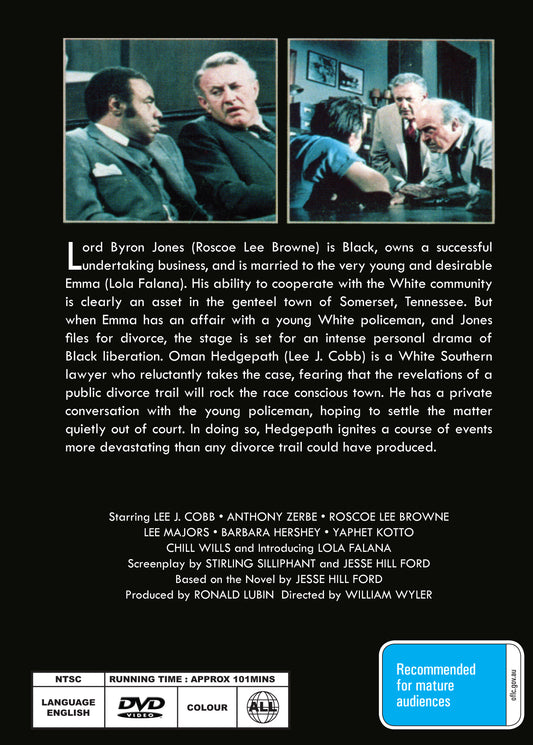 Buy Online The Liberation of L.B. Jones (1970) -  DVD - Lee J. Cobb, Anthony Zerbe | Best Shop for Old classic and hard to find movies on DVD - Timeless Classic DVD