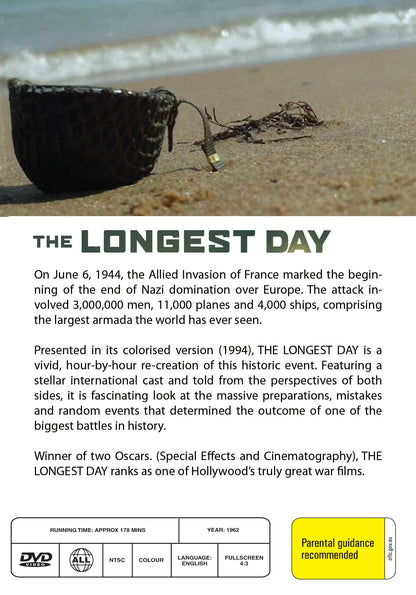 Buy Online The Longest Day (1962) - DVD - John Wayne, Robert Ryan | Best Shop for Old classic and hard to find movies on DVD - Timeless Classic DVD