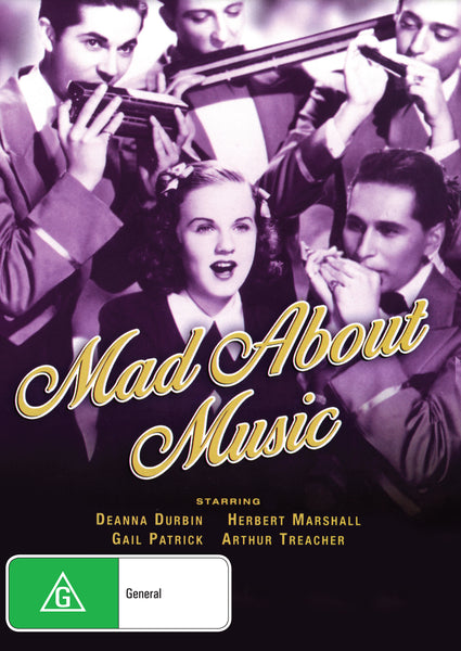 Buy Online Mad About Music (1938) - DVD - Deanna Durbin, Herbert Marshall | Best Shop for Old classic and hard to find movies on DVD - Timeless Classic DVD