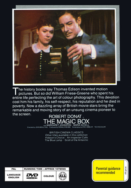 The Magic Box (1951) - DVD - Robert Donat, Maria Schell