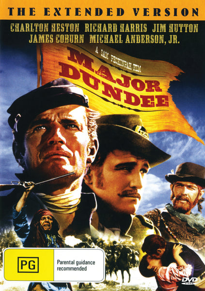 Buy Online Major Dundee (1965) - DVD -  Charlton Heston, Richard Harris | Best Shop for Old classic and hard to find movies on DVD - Timeless Classic DVD
