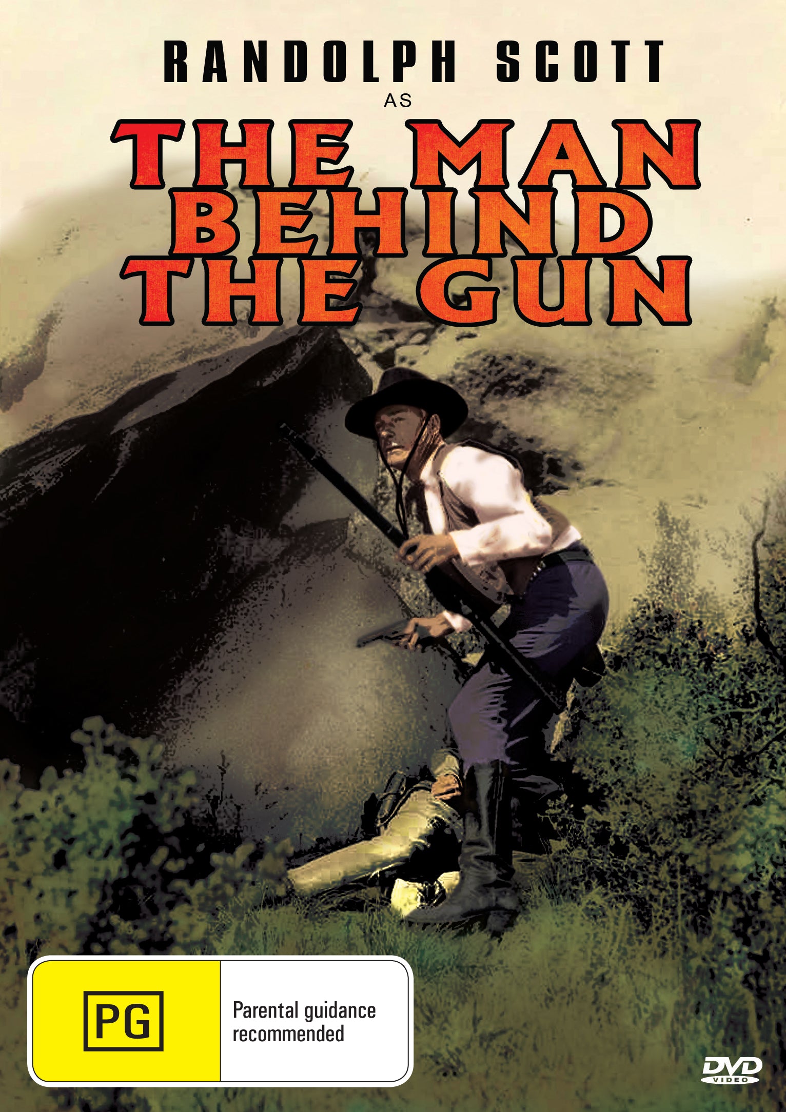 Buy Online The Man Behind the Gun (1953) - DVD - Randolph Scott, Patrice Wymore | Best Shop for Old classic and hard to find movies on DVD - Timeless Classic DVD