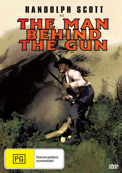 Buy Online The Man Behind the Gun (1953) - DVD - Randolph Scott, Patrice Wymore | Best Shop for Old classic and hard to find movies on DVD - Timeless Classic DVD