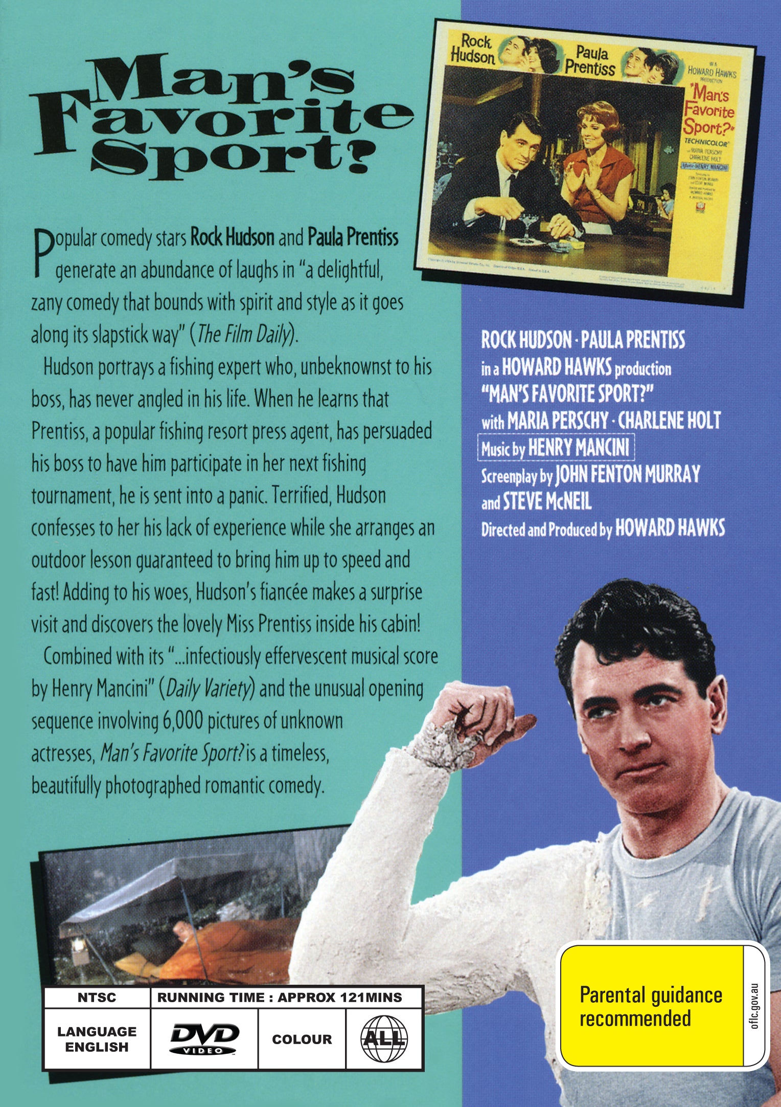 Buy Online Man's Favorite Sport? (1964) - DVD - Rock Hudson, Paula Prentiss | Best Shop for Old classic and hard to find movies on DVD - Timeless Classic DVD