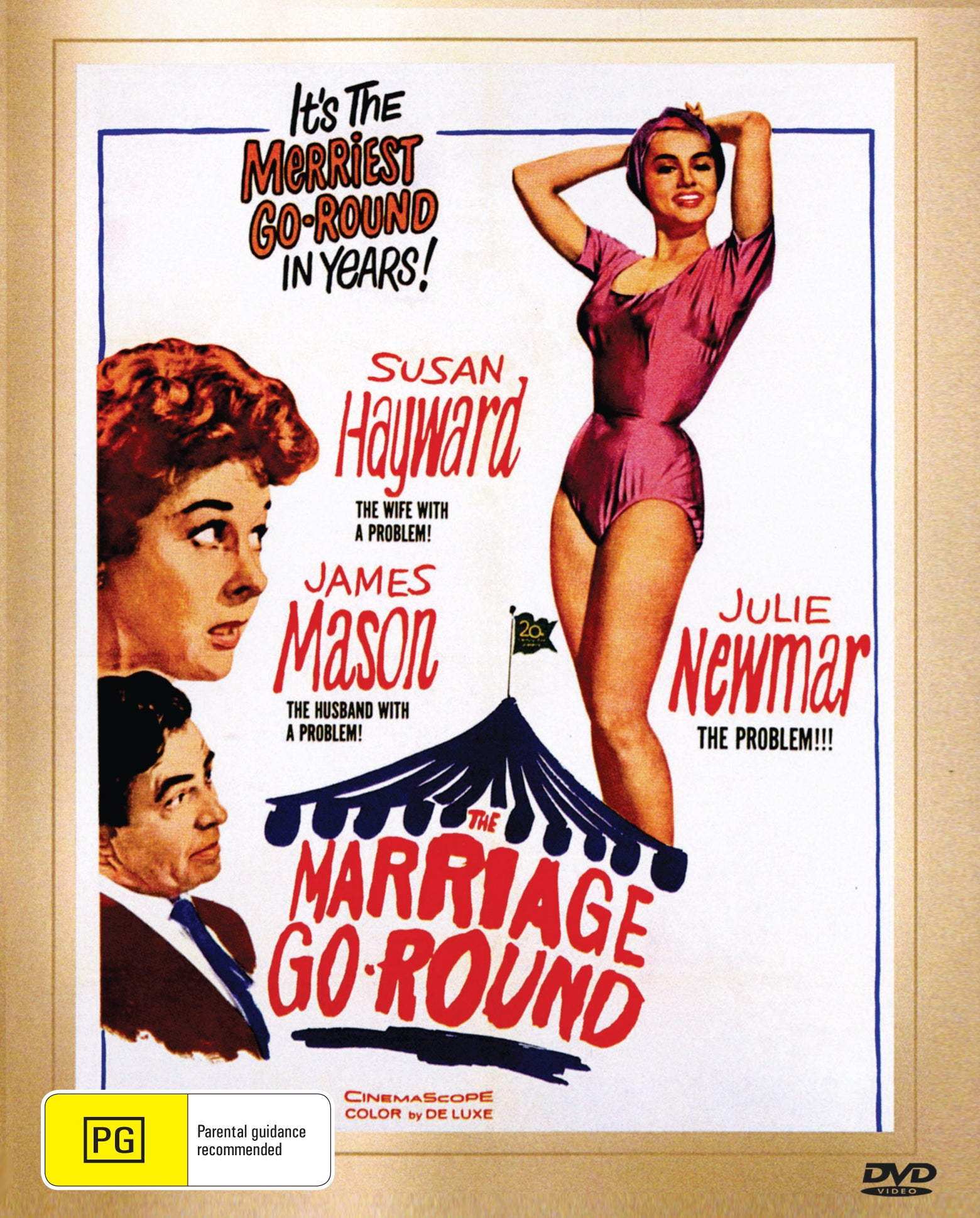 Buy Online The Marriage-Go-Round (1961) - DVD - Susan Hayward, James Mason | Best Shop for Old classic and hard to find movies on DVD - Timeless Classic DVD