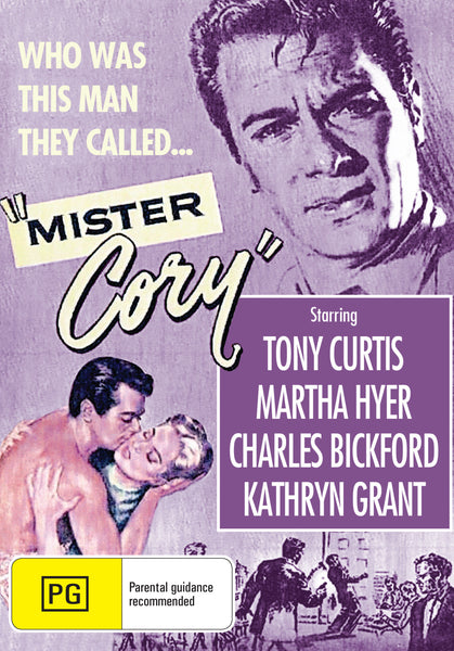 Buy Online Mister Cory (1957) - DVD - Tony Curtis, Martha Hyer | Best Shop for Old classic and hard to find movies on DVD - Timeless Classic DVD