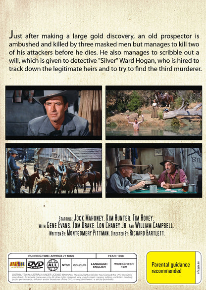 Buy Online Money, Women and Guns (1958) - DVD - Jock Mahoney, Kim Hunter | Best Shop for Old classic and hard to find movies on DVD - Timeless Classic DVD