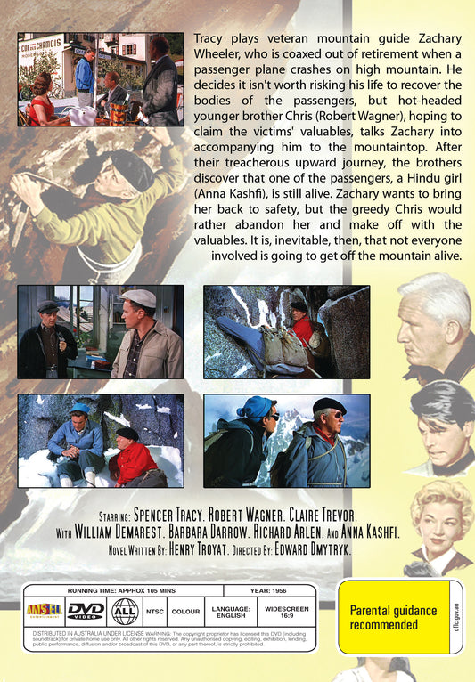 Buy Online The Mountain (1956) - DVD - Spencer Tracy, Robert Wagner | Best Shop for Old classic and hard to find movies on DVD - Timeless Classic DVD