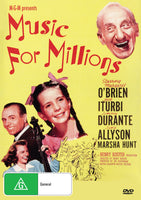 Buy Online Music for Millions (1944) - DVD - Margaret O'Brien, José Iturbi, June Allyson | Best Shop for Old classic and hard to find movies on DVD - Timeless Classic DVD