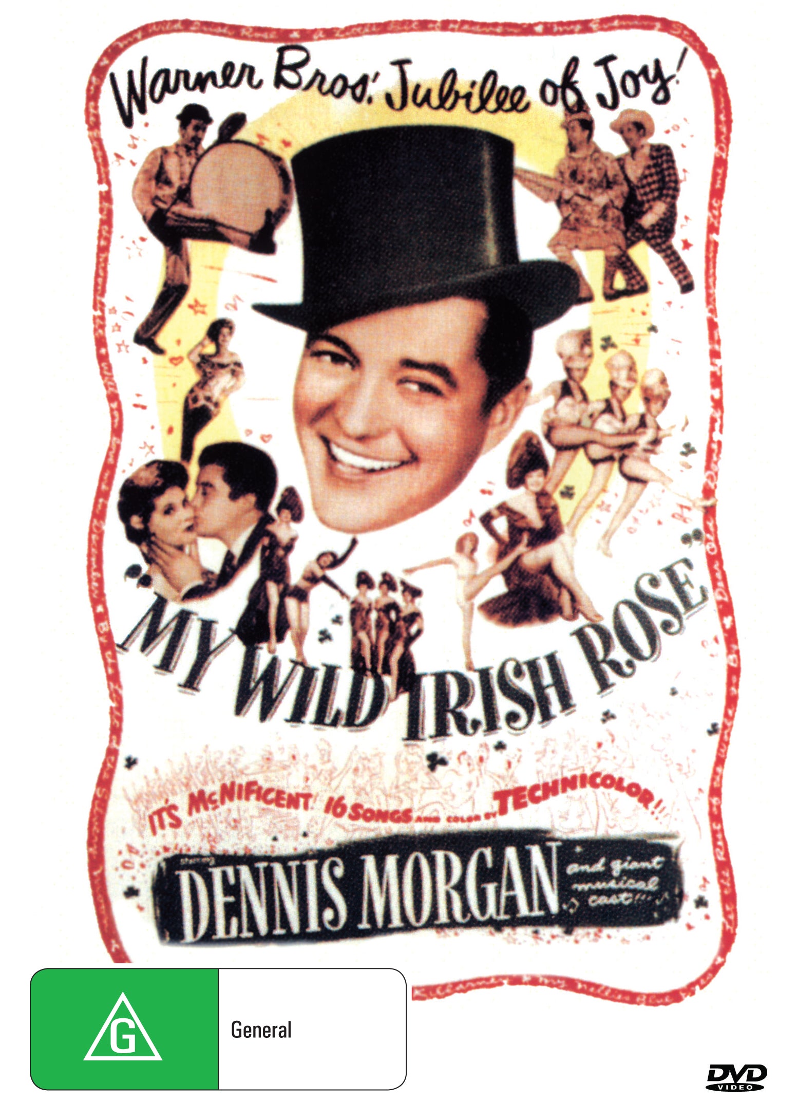 Buy Online My Wild Irish Rose (1947) - DVD - Dennis Morgan, Andrea King | Best Shop for Old classic and hard to find movies on DVD - Timeless Classic DVD