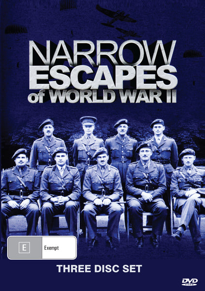 Buy Online Narrow Escapes of WWII  - DVD | Best Shop for Old classic and hard to find movies on DVD - Timeless Classic DVD