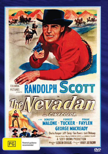 Buy Online The Nevadan (1950) - DVD - Randolph Scott, Dorothy Malone | Best Shop for Old classic and hard to find movies on DVD - Timeless Classic DVD