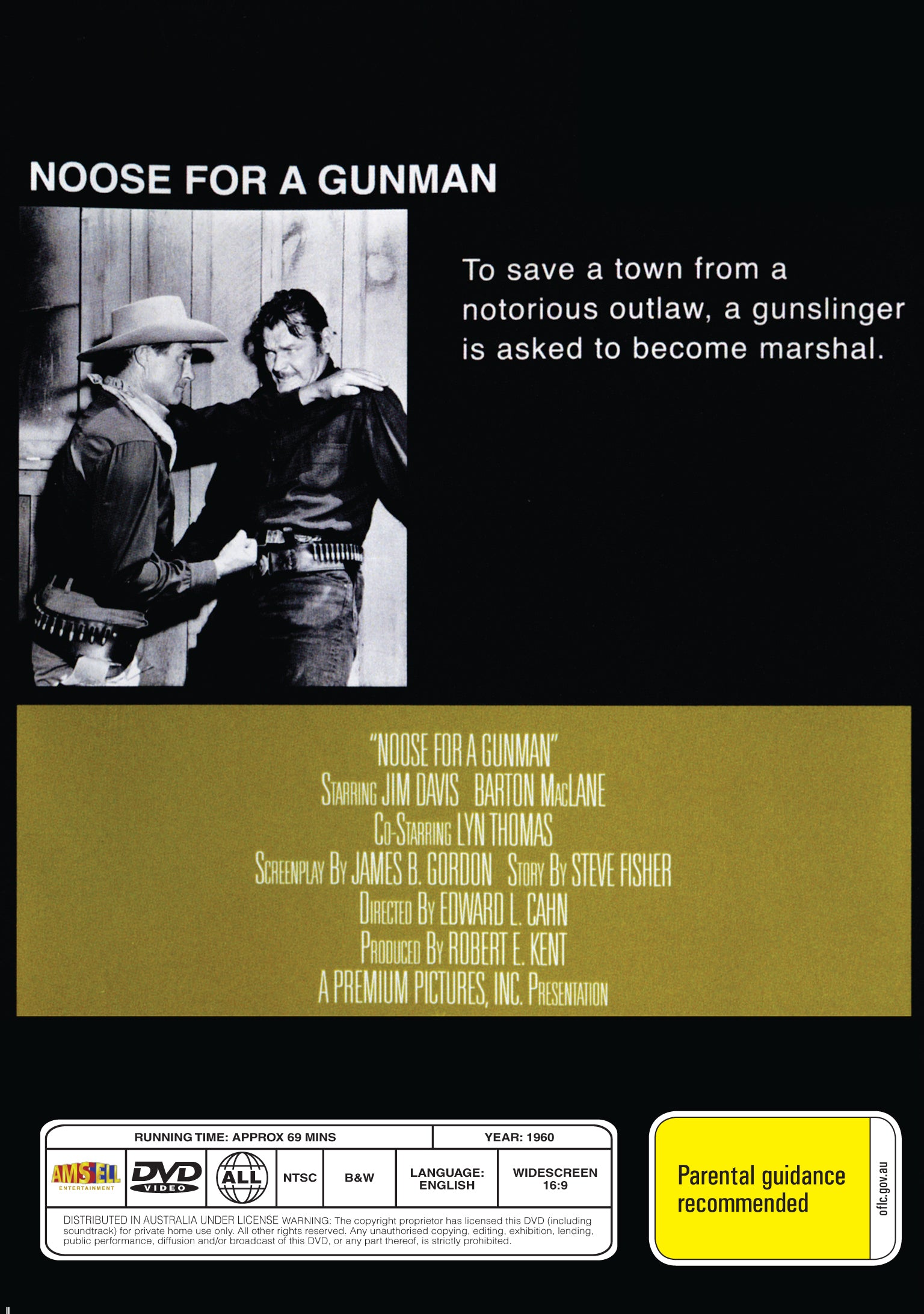 Buy Online Noose for a Gunman (1960) - DVD - Jim Davis, Lyn Thomas | Best Shop for Old classic and hard to find movies on DVD - Timeless Classic DVD