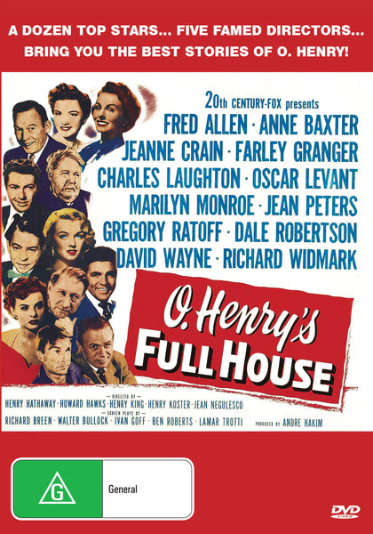 Buy Online O. Henry's Full House (1952) - DVD - Fred Allen, Anne Baxter | Best Shop for Old classic and hard to find movies on DVD - Timeless Classic DVD