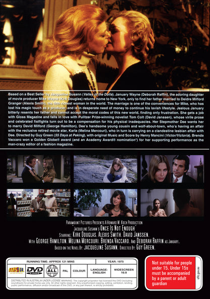 Buy Online Once Is Not Enough (1975) - DVD - Kirk Douglas, Alexis Smith | Best Shop for Old classic and hard to find movies on DVD - Timeless Classic DVD